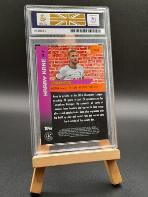 Carte Football Harry Kane Tottenham - Topps Finest 2023 /75 - Gradée MGC 10