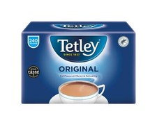 Tetley Original 240 Tea Bags 750g - Classic Black Tea, Single Pack 0.03 per strip