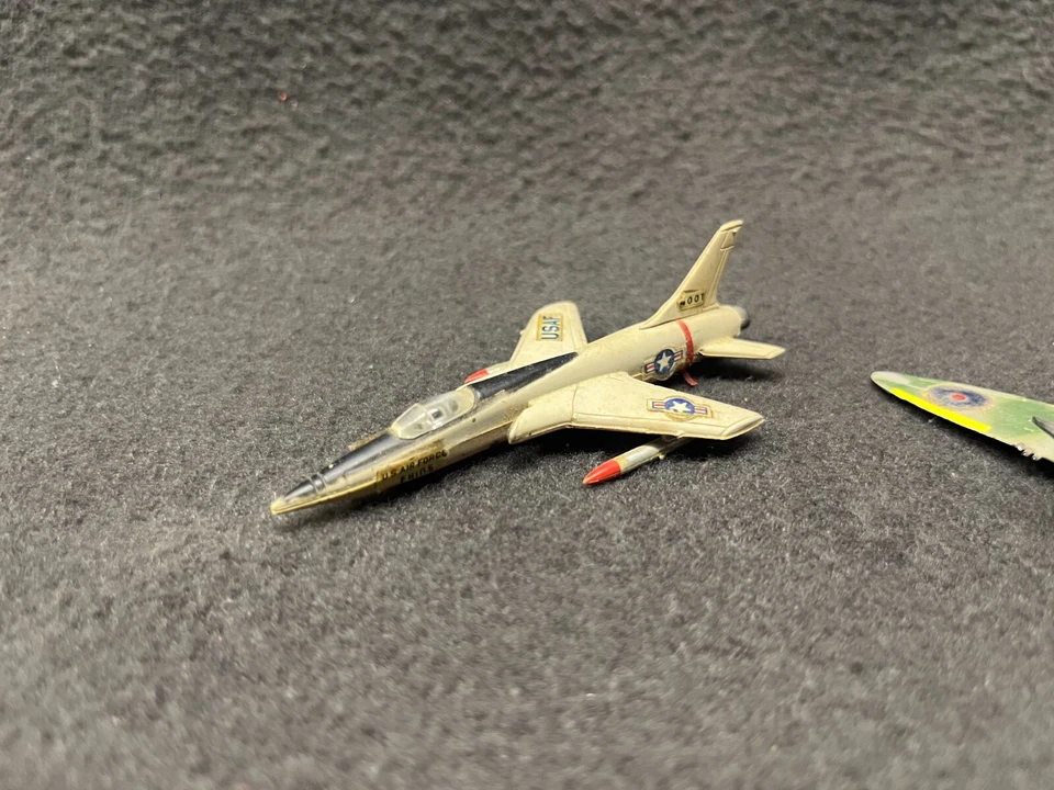 Bachmann Mini Aviones Avión Militar Avión Juguete Plástico 3" Lote Jet Fighter Foto 2 de 4