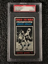 1970 Topps Basketball #168 Playoff Game 1 PSA 7
