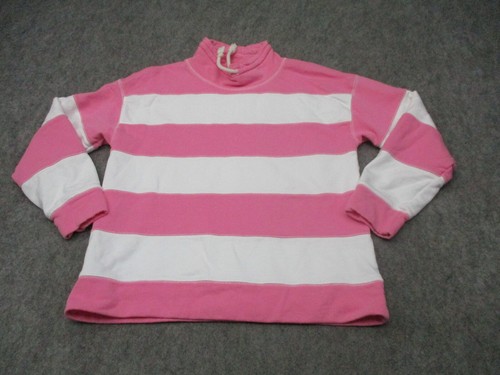 J Crew Sweater Womens Medium Pink White 