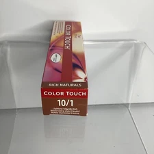 New Wella Color Touch Demi Permanent 10/1 Lightest Blonde / Ash 2oz