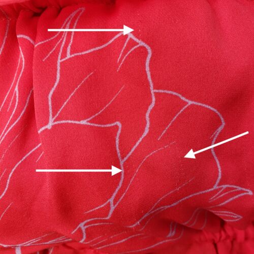 Carolina Herrera Red Off-Shoulder Ruffle Floral Silk Top 8 NWTs* $790 - Picture 12 of 13