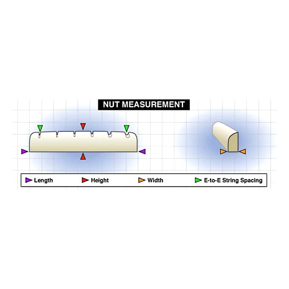 Graph Tech GT PQ M644 00 Tusq Sillet Slot Ted style Martin - Image 2 of 2
