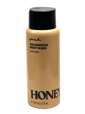 NEW 1 VICTORIA'S SECRET PINK PURE HONEY NOURISHING BODY WASH SHOWER GEL 12 FL OZ