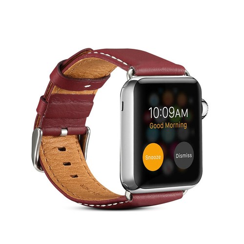 Luxus Echtleder Schnalle Armbanduhr Band Armband Gürtel für Apple Watch Serie - Bild 27 von 31