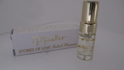 m.micallef Stories of love Soliel Passion  BNIB 0.07 fl oz./2ml SAMPLE alluring!