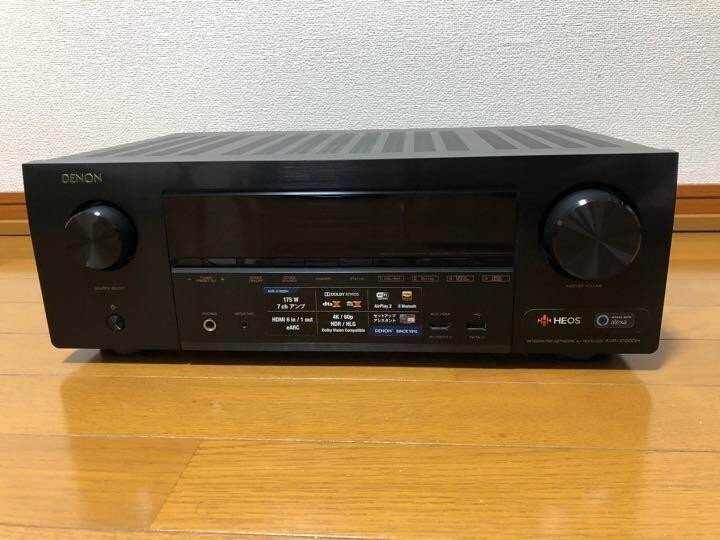 Denon AVR-X1600H 7.2 Channel 4K UHD AV Receiver, Supports Dolby
