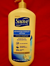 SUAVE SKIN SOLUTIONS ADVANCED THERAPY LOTION HYDRATES AND RELIEVES DRY SKIN
