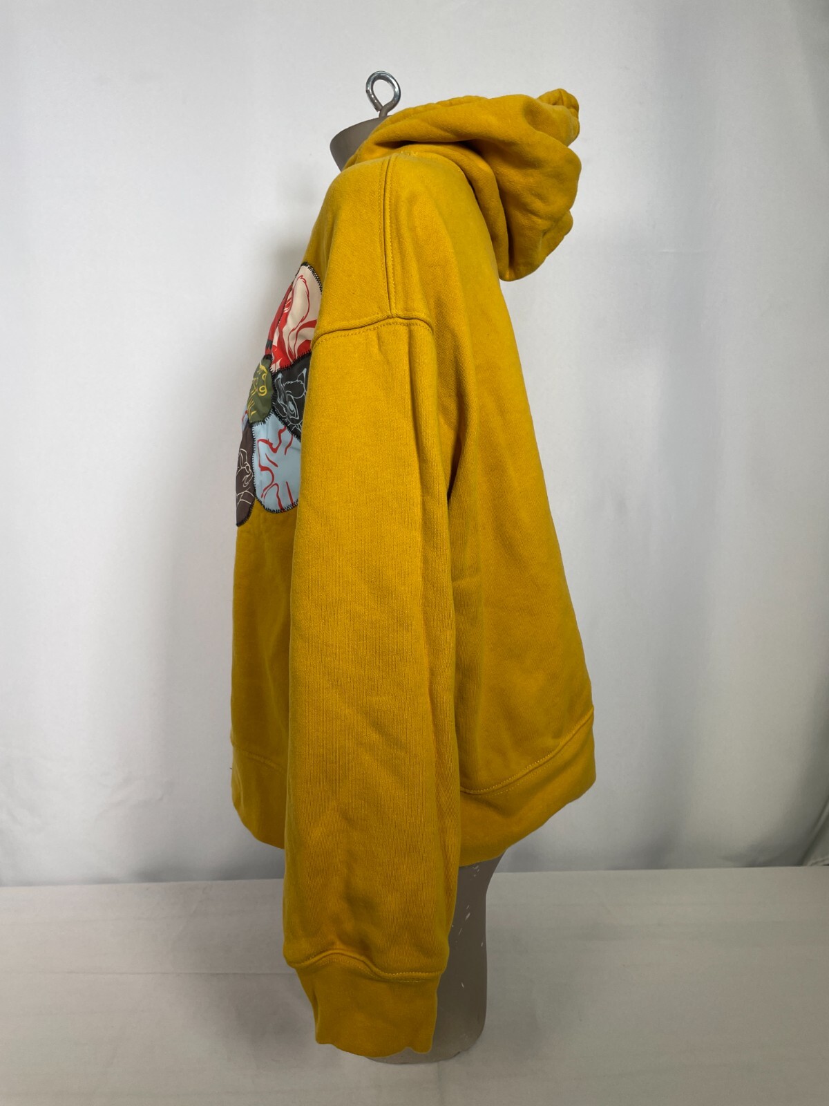 Disney Bambi Patchwork Flower Yellow Pullover Hoo… - image 5