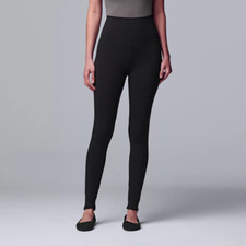 High Waist Fleece Lined Leggings Women 