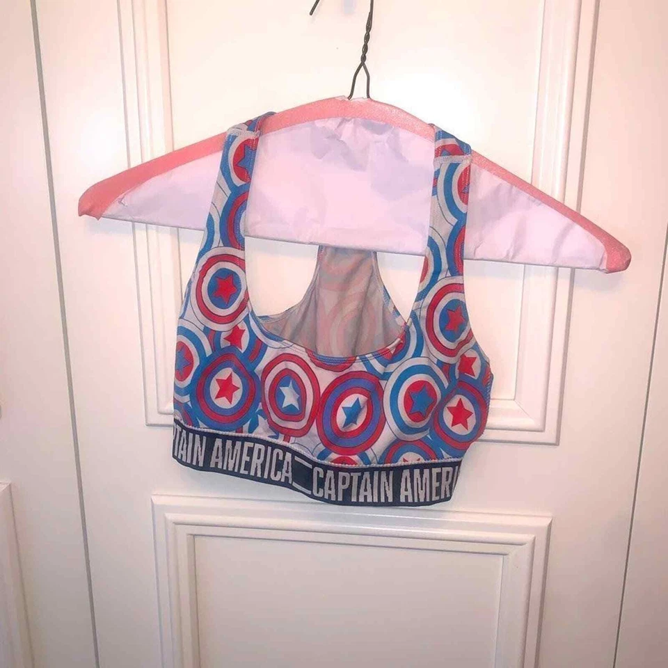 Sujetador deportivo Marvel Capitán América L Foto 2 de 4