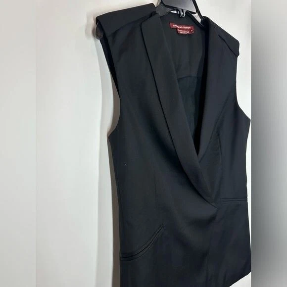 Computer Des Cotonniers | Colete Blazer Preto Feminino 3 - Imagem 2 de 4