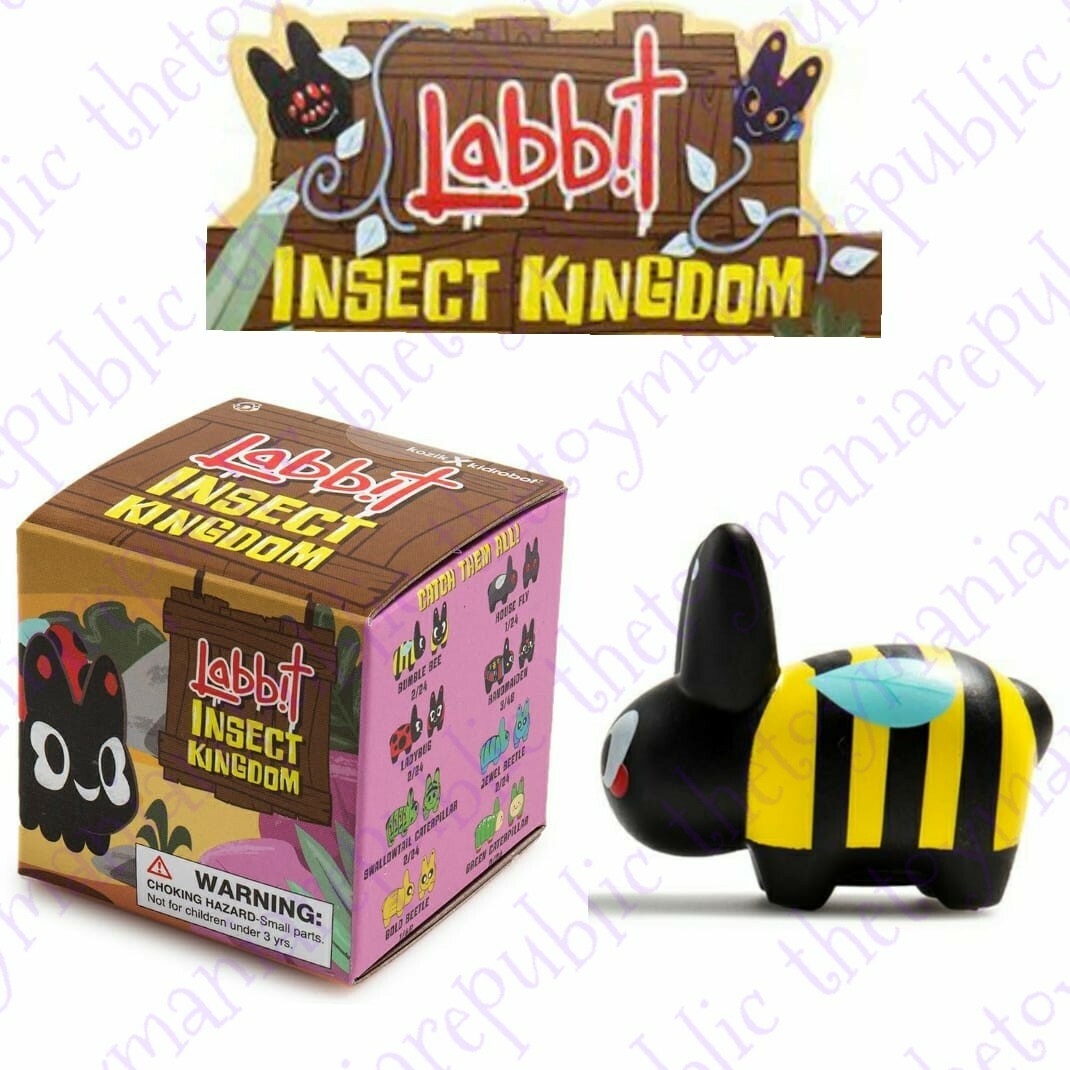 Kidrobot Kozik Labbit Insect Kingdom Vinyl Mini Series Figure