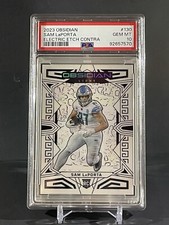 2023 Obsidian Sam LaPorta Etch Contra White RC SSP Case Hit PSA 10 Lions Rookie