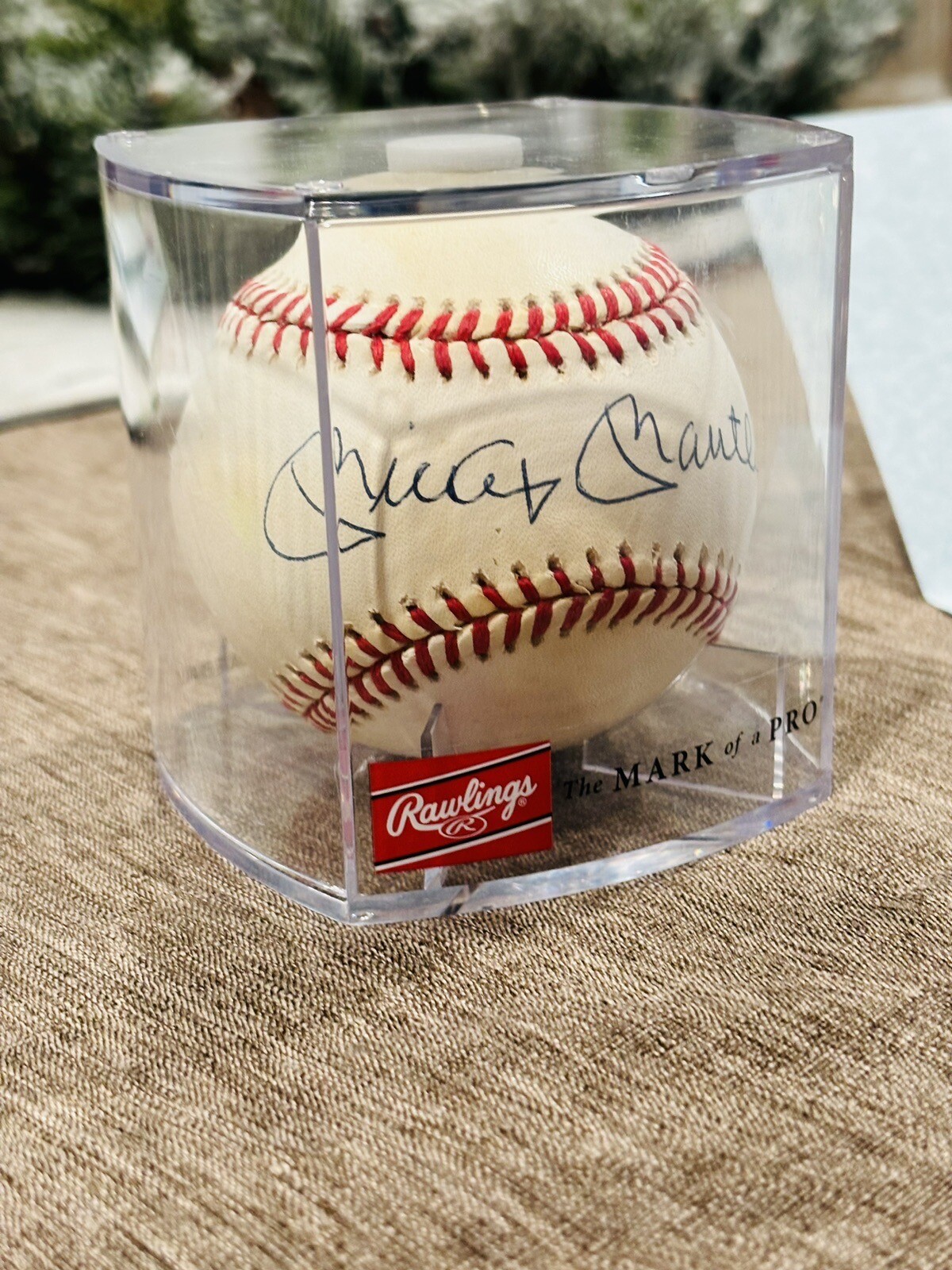 Mickey Mantle Signed Baseball with COA eBay