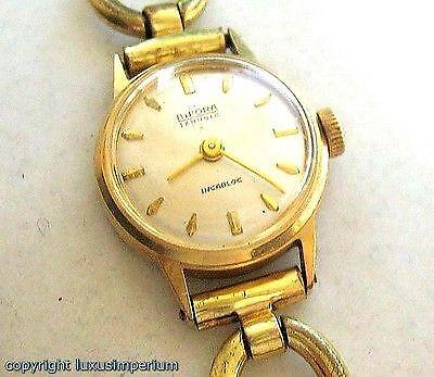 Dau Damenuhr Marke Bifora 70er Jahre Luxusuhr vergoldet Damen