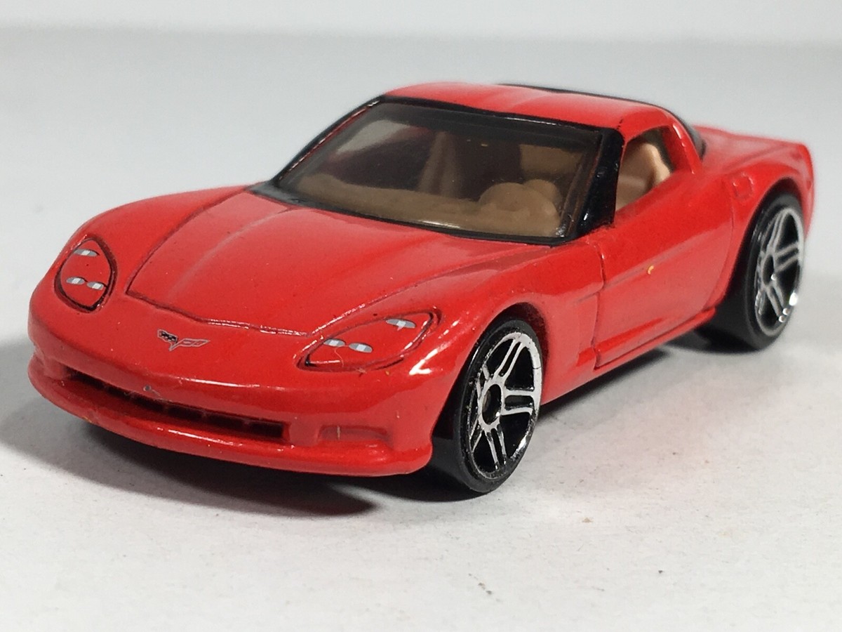 Hot Wheels 2004 C6 Corvette Bright Red Enamel HW First