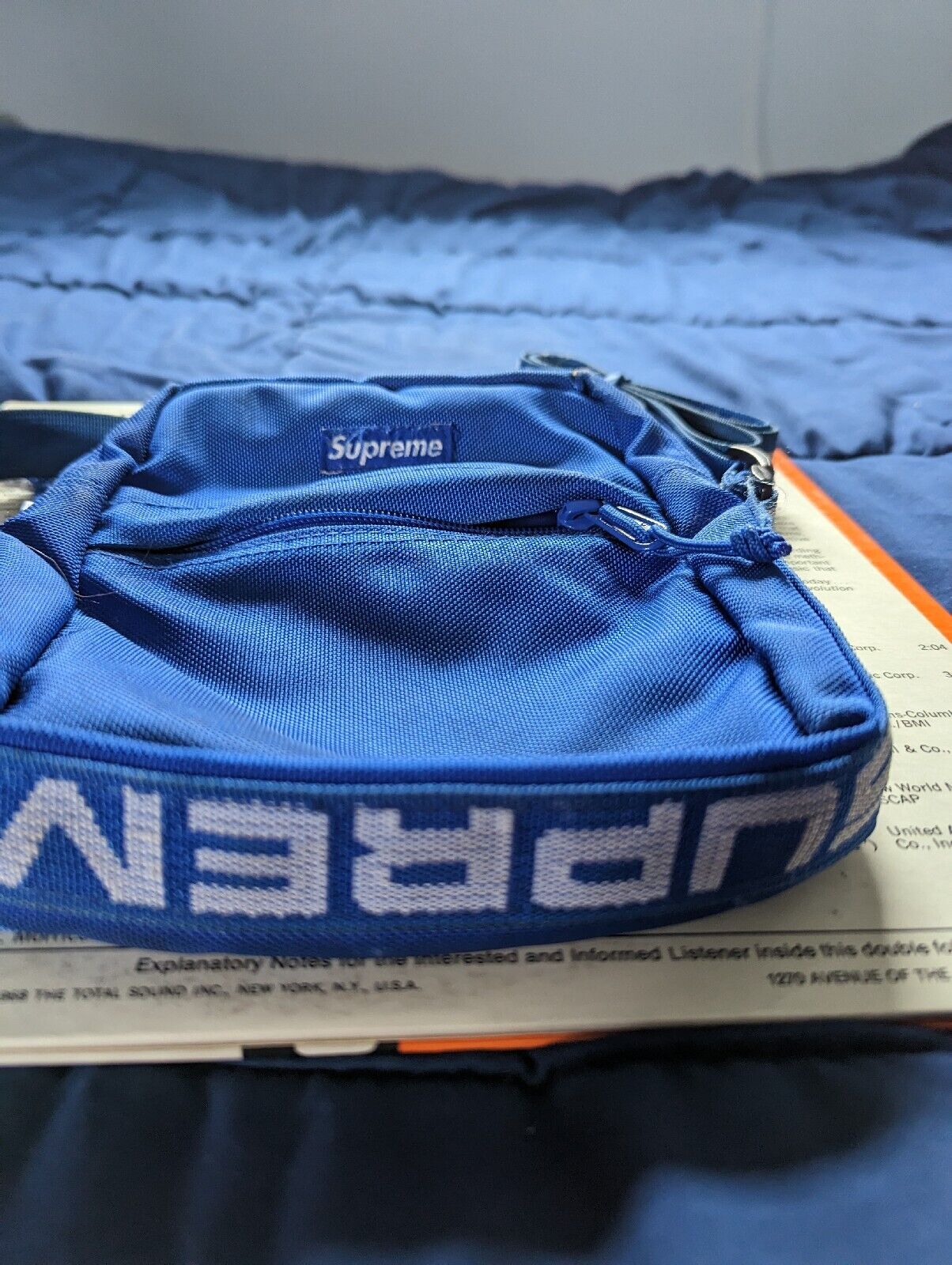 Supreme Shoulder Bag Blue | eBay