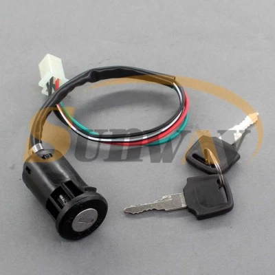 Universel 4 Fils Neiman Contacteur a clé pour Moto Cyclo Quad Bateau Pocket Bike