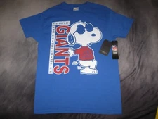 NEW YORK GIANTS Snoopy Joe Cool T Shirt NEW Men's Medium nyg NFL JUNK FOOD TEES