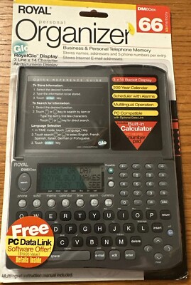 Royal Personal Organizer (DM80ex) 256 KB Business and Personal Phone Memory
