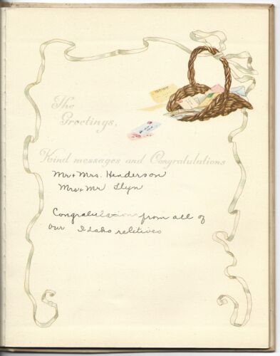 Vintage Old MORMON Baby Book Photos of ELIZABETH JANE BROWN LDS Church + Hair - Picture 3 of 15