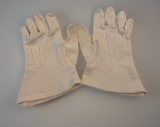 Vintage Ivory Girls Youth child Toddler White Dress Up Gloves Easter