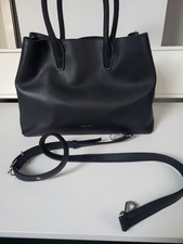 Borsa a tracolla piccola Matt & Nat Krista nera vegan in pelle