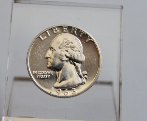 1963 Washington Quarter Proof - BU Condition -