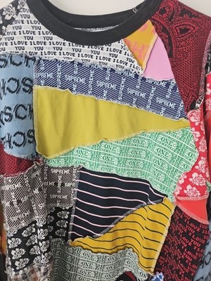 Supreme Mosaic Patchwork Long-Sleeve Top (SS23) – Multicolor Size