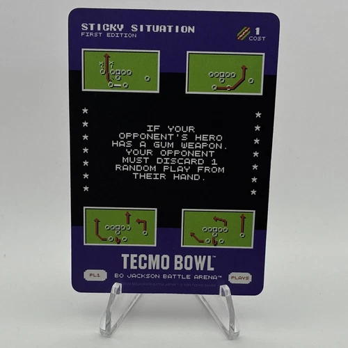 Tecmo Bowl Bo Jackson Battle Arena SSP Sticky Situation 1st Ed. 2026 #PL1 Play 1