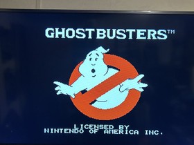 Ghostbusters NES Nintendo Entertainment System Authentic Tested Ships Free !!