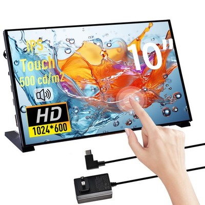 10.1 inch Capacitive Touchscreen for Raspberry Pi, HDMI Monitor IPS 1024X600 ...