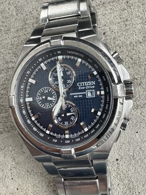 Citizen Eco-Drive Chronograph Watch Model B612 Tested | eBay