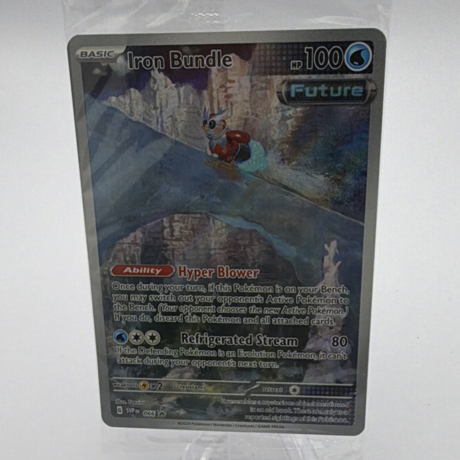 SEALED  Iron Bundle 066 Sv: Scarlet & Violet Promo Basic Holo 100 HP
