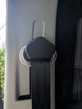VWT5/T6/T6.1 replacement for broken seat belt cap cover. Black.