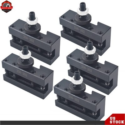 5Pack BXA 250-202 #2 Quick Change Turning Facing & Boring Tool Post Holder New