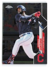 2020 Topps Chrome Update #U-47 Domingo Santana Cleveland Indians