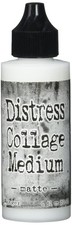 Tim Holtz Distress Collage Medium 2 Oz Matte Gel For Mixed Media Projects