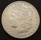 1902 MORGAN 90% SILVER DOLLAR CIRCULATED