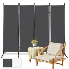 Paravent Trennwand Garten Balkon Faltbar Raumteiler Outdoor Mobiler Sichtschutz