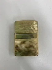 Vintage Zippo Lighter Gold 1980s Collectible Used