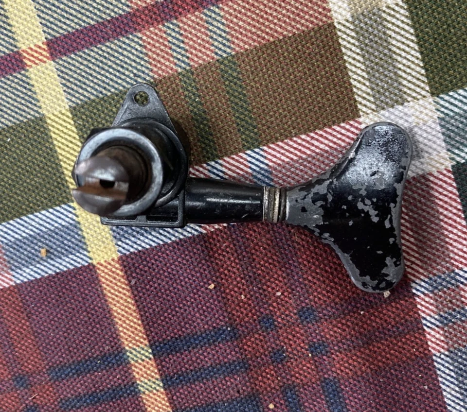 Sintonizador de bajo eléctrico Westone vintage negro reliquia usado años 80, lado de bajo Foto 3 de 3