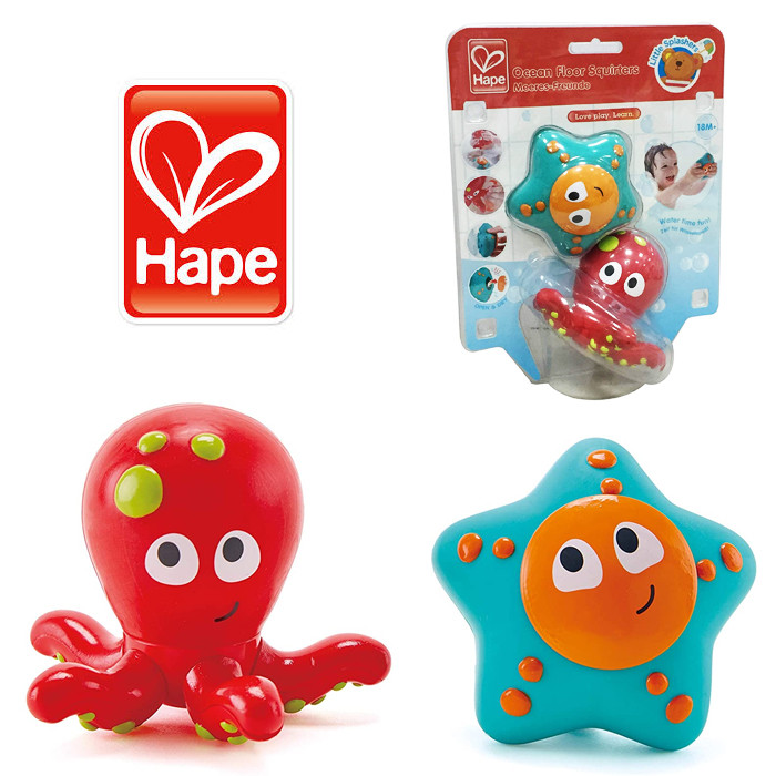 SPRUZZINI DEL FONDO OCEANICO GIOCO BAGNETTO BAMBINI HAPE E0213