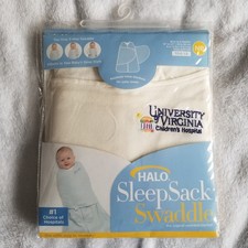 Halo Baby Sleep Sack Swaddle Tog 1.5 NEWBORN 0-3 Months UVA Children's Hospital