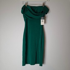 Lauren Ralph Lauren Regent Green Off-The-Shoulder Sheath Cocktail Dress 2 NEW7th