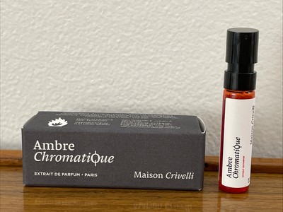Maison Crivelli Ambre Chromatique Extrait de Parfum 0.05 Oz 1.5 mL Pure Perfume