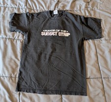 MAYOR OF THE SUNSET STRIP T Shirt M Rodney Bingenheimer KROQ Medium
