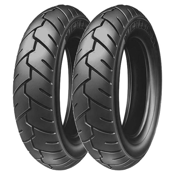 TYRE PAIR MICHELIN 100/90-10 56J + 90/90-10 50J S1